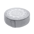 thumbnail image 3 of Cojín de meditación Cojín para sentarse Cojín de asiento redondo decorativo para sala de estar Gris, 3 of 8