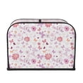 thumbnail image 2 of Pofeuu Retro Floral Print Toaster Cover 4 Slice, Bread Dust Cover & Fingerprint Protection, Kitchen Small Appliance Covers(Toaster Cover), 2 of 7