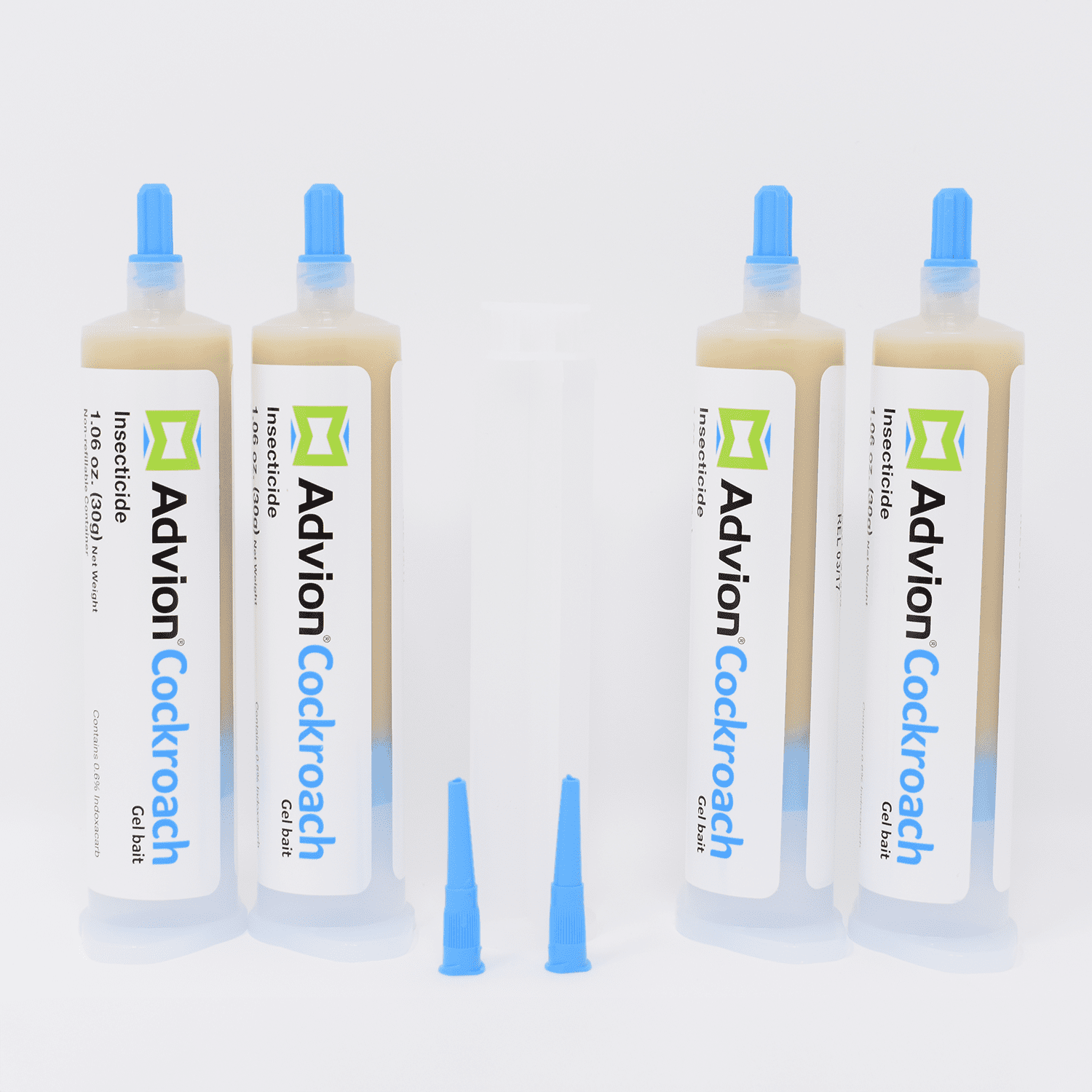 Advion Cockroach Kit - Roach Killer Indoor infestation -Prevent All Cockroach Species- Pesky Pest Killer-Roach Injection-12 Roach Bait Stations & 4 Tubes30g