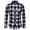 Black, variant on DDAPJ pyju 2023 Clearance Mens Plaid Flannel Shirts,Slim Fit Checkered Casual Shirt Long Sleeve Button Down Dress Shirts with Chest Pocket