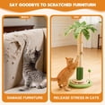 thumbnail image 6 of 40'' Tall Cat Scratcher with Sisal Rope,Cat Scratching Posts for Indoor Cats with Interactive Ball,Self Groomer with Hanging Ball for for Kittens Adults Cats, 6 of 7