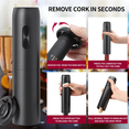 thumbnail image 2 of Electric Wine Opener Set 4-In-1 Wine Set with Rechargeable Wine Opener, Rechargeable Wine Aerator Pourer, 2 of 6