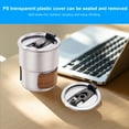 thumbnail image 4 of Insulated Stainless Steel Coffee Mug with Lid, Stackable Travel Coffee Cup, Versatile Coffee Cup Supports Cold and Hot Drinks,Coffee Tumbler Flaskap Slim Cup Camping Mug Tea Cups Beer Mug, 4 of 8