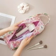 thumbnail image 4 of Portable Hair tool Travel Organizer Bag, Heat-Resistant Lined Storage Pouch with Built-in Hanger & Carry Handle, for Flat Irons, Curling Wands, Cosmetics, toiletries and Hair Care, 4 of 7