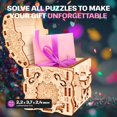 thumbnail image 4 of Juego 3 en 1 de Wooden Puzzle Secret Treasure Box 3D ESC WELT, 4 of 6