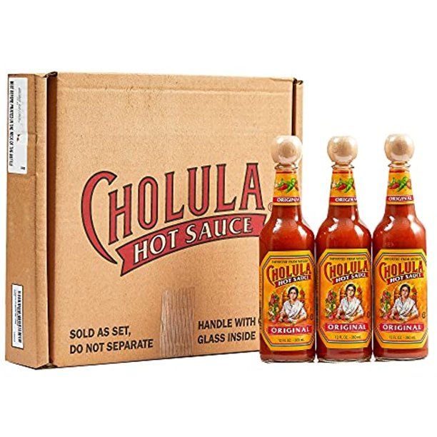 Cholula Original Hot Sauce 12 Fl Oz Multipack, 3 Count Crafted With