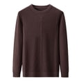 thumbnail image 5 of OJinShaWanO Pull Col Rond pour Hommes Mode Automne/hiver 2025 Semi-Col Roulé Slim Rayé, 5 of 5