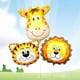thumbnail image 4 of 12pcs Precioso Zoo Farm Animal Face Helio Foil Globo Decoración para SM SunniMix Zoo Animal Head Foil Blowoon, 4 of 8