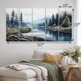 thumbnail image 4 of Designart "Canada Calm Lake" Landscapes Metal Wall Decor Set, 4 of 5