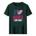thumbnail image 4 of Mens Patriotic T Shirts 250 Year American Anniversary Shirt Usa Flag Print Round Neck Tops Muscle Short Sleeve Tees 4th of July Outfits, 4 of 5