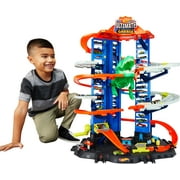 Hot Wheels HW Ultimate Garage Playset with 2 Toy Cars, Stores 100+ 1:64 Scale Vehicles