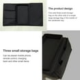 thumbnail image 4 of Sofa Armrest Organizer for Remote, Books & More - Bedside Storage Solution Black Couch Caddy, 4 of 8