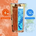 thumbnail image 4 of GOSMITH  Skinny Tumblers - Stainless Steel Slim Insulated Drink Holder with Lid and Straw Beverage Tumbler  16-Ounce, Christmas - Jesus Is The Reason, 4 of 7
