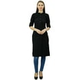 thumbnail image 2 of Phagun Kurti Tunique en Coton Col Mandarin Ethnique Décontracté, 2 of 2