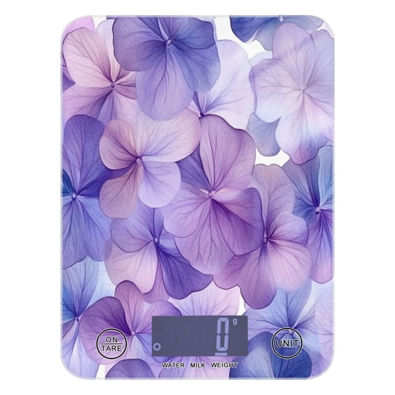 Food Scale Small Food Scale Kitchen Scale Kitchen Electronic Scale Multifunctional Digital Kitchen Scale Baking and Cooking Scale Purple Hydrangea