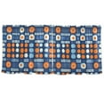 thumbnail image 7 of Yayeee Kitchen Curtains Tier Set of 2 Light Filtering 57"x24" Over Sink Window Panels, Modern Color Circle, 7 of 7
