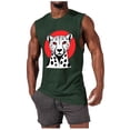 thumbnail image 2 of JDQJBZ Men's Tank Undershirts Summer Solid Color Crew Neck Sleeveless Tops Gym Wear, 2 of 5