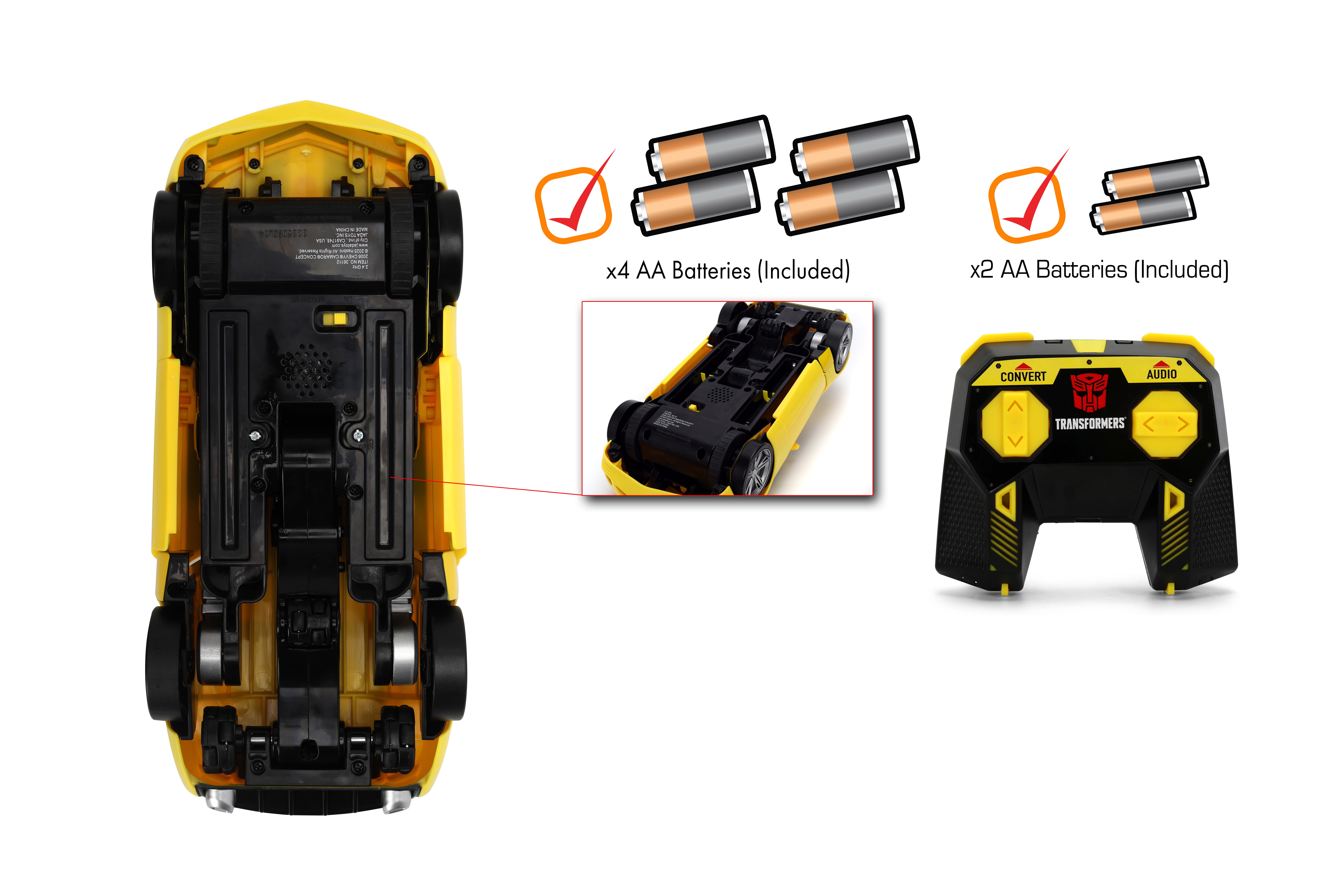 Jada Toys Transformers Bumblebee Converting RC_F