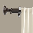 thumbnail image 2 of Ridicili 5/8" Telescoping Double Curtain Rods with Volle Finials, Weathered White, 28"-84", 5/8 Inches Front and 1/2 Inches, 2 of 6