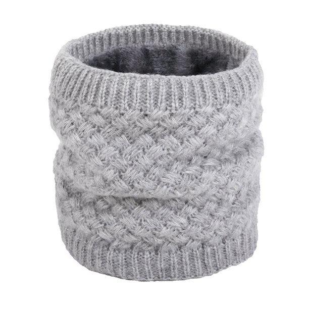Bufanda unisex de color sólido para el cuello, cálida y de invierno para hombre