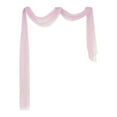 thumbnail image 2 of 1Pcs Voile Curtain Swags All Colours Pelmet Valance Net Curtains Voile Swag Pink, 2 of 2