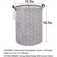 thumbnail image 2 of Large Storage Basket,Laundry Hamper/Bathroom/Home Decor/Collapsible Round Storage Bin,Boys and Girls Hamper/Boxes/Clothing, 2 of 10