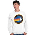thumbnail image 5 of Retro NASA Space Shuttle Rainbow Long Sleeve TShirt Men Women Brisco Brands S, 5 of 6