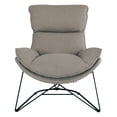 thumbnail image 5 of Ryedale Lounge Chair in Gray Fabric with Black Frame, 5 of 9