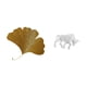 thumbnail image 5 of 1 pieza de escultura de hierro forjado con hojas de ginkgo, arte de pared, estatua de toro, figura de resina única, decoración adecuada para salas de, 5 of 8