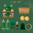 thumbnail image 2 of Cesta de regalo de baño LILY ROY Eucalyptus Spa, juego de 10 piezas, 2 of 9
