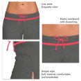 thumbnail image 4 of Pantalones cortos de baño para mujer, estilo sencillo, con cordón, suaves, transpirables, de cintura baja, pantalones cortos de natación para playa, surf, 4 of 5