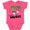 Vintage Hot Pink, variant on Inktastic Turnip the Music Partying Vegetables Boys or Girls Baby Bodysuit