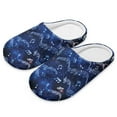 thumbnail image 6 of Chaqlin Galaxy Music Note Party Slippers Soft Plush Fuzzy Comfy Non Slip Indoor Outdoor House Shoes Warm Cozy Memory Foam Sole Lightweight Trendy, 6 of 6