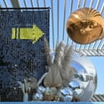 thumbnail image 4 of Yescom 32" Big Shiny Inflatable Mirror Ball Giant Reusable PVC Balloon for Large Disco Party Wedding Event Stage Decoration Gold, 4 of 9
