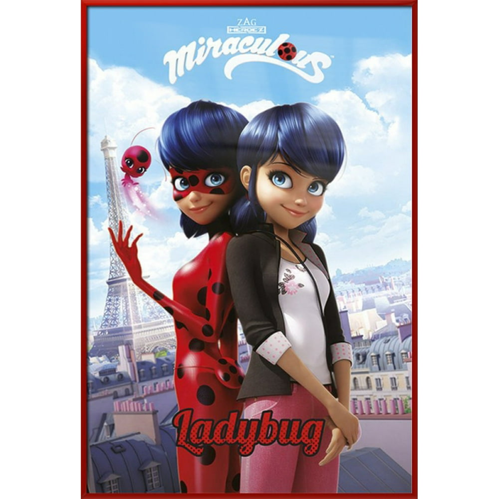 Miraculous Tales Of Ladybug & Cat Noir Framed TV Show Poster