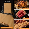 thumbnail image 4 of Noothes Grill Mat,Mat 100 Pcs Parchment Paper Sheets 12x16 Inch Pre Cut Parchment Paper For Baking Non Stick Greaseproof Baking Paper For Grilling Wrapping Air Frying Compact Volume Unbleached, 4 of 4