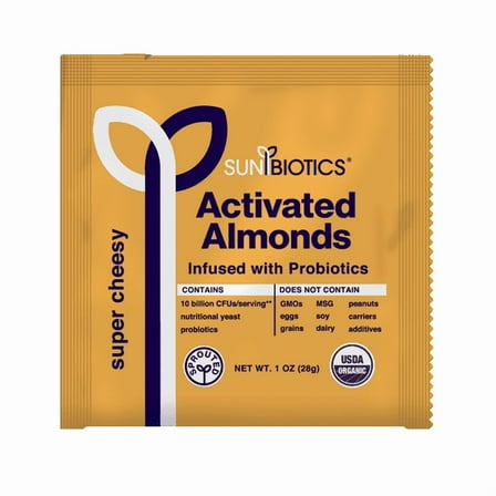Sunbiotics Organic Probiotic Almonds Cheesy - 1.5 oz