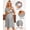 Grey Stripe, variant on Ekouaer Nursing Dress Patchwork Knee Length Dress
