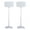 White, variant on Sonos Five Wireless Speaker for Streaming Music with Sanus Wireless Speaker Stand - Pair (White)