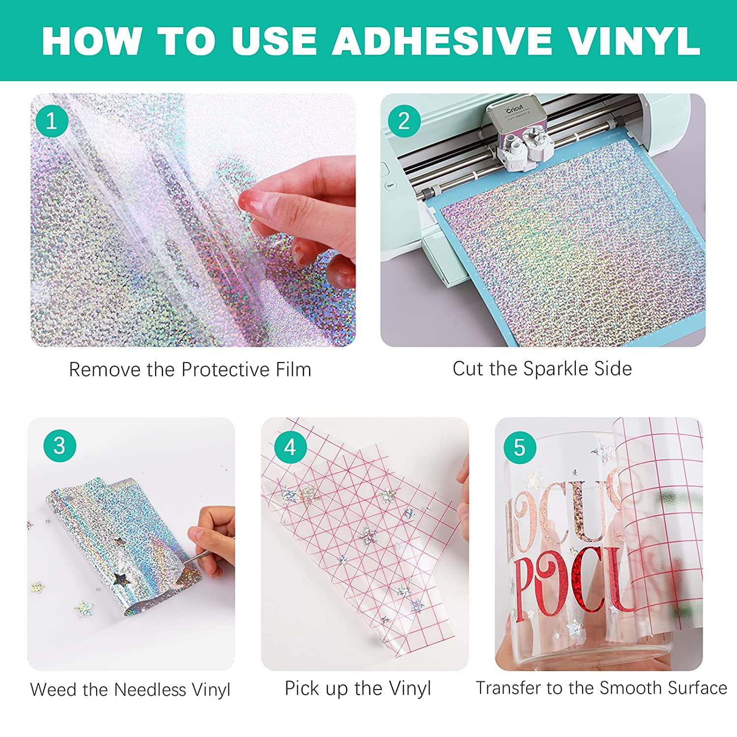 How to use holographic vinyl – HTVRONT