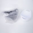 thumbnail image 2 of 4L Compact Transparent Plastic Ice Bucket - Elliptical Shaped, Durable & Versatile for Wine, Beer, Ice Storage - Stylish Minimalist Design for Tabletop Use, Single-Serve Capacity, Clear Visibility, 2 of 5