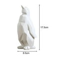 thumbnail image 4 of CoudarTitie Crystal Penguin Ball Metal Resin Sculpture Figurine Collectable Decorative Ornament Statue Stand for Hallway Fireplace Bedroom Living Room Office Housewarming Tabletop Bar, 4 of 8