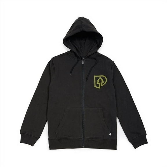 Poler TL Cyclops Zip Hoody Black Olive - Large
