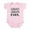 Petal Pink, variant on CafePress - Coolest. Goddaughter. Ever. Body Suit - Baby Light Bodysuit, Size Newborn - 24 Months