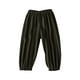 thumbnail image 1 of Odeerbi 1-7 Años Niños Niñas Corduroy Sweatpants Rayas Entrenamiento Deportes Jogger Pantalones Bajo de Verano Lindo Joggers de Longitud Completa, 1 of 3