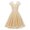 Beige, variant on Qiopertar V Neck Sleeveless Dress for Women Vintage Retro Cocktail Party Casual Printed A-Line Summer Dress, Wine S