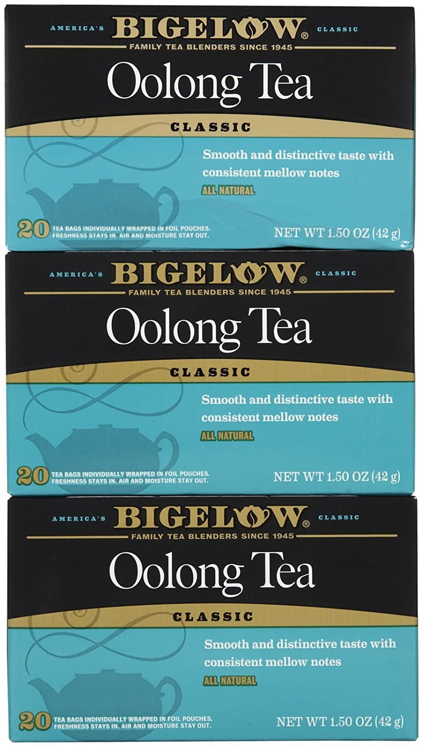 Bigelow Tea Oolong, 20 Bags (3 Pack)