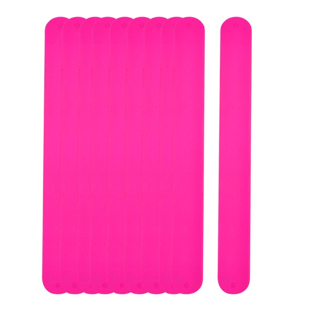 10 Pcs Silicone Slap Bracelets Snap Bracelets Soft Comfortable Wearing Silicone Wristbands Party Supplies for Boys and Girls Slap Band Gloria pulseras de silicona