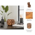 thumbnail image 5 of Decorative Mango Wood Dice Box for Tabletop Game - Home Decor Accent for Living Room, Coffee Table, and Mantel Styling - Family Game Accent for Office and Shelf Display - 4", Brown, 5 of 12