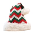 thumbnail image 1 of Gorro navideño de punto, divertido gorro navideño para decoración festiva de Año Nuevo. Rayas verdes, 1 of 9